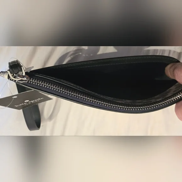 NWT Kate Spade Lucy Spade Flower Medium L-Zip Wristlet in Navy Multi; Brand New! - Picture 7 of 16